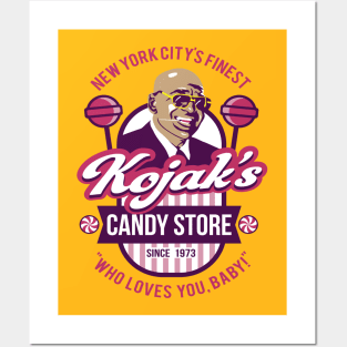 Kojak Candy Store Owner Posters and Art